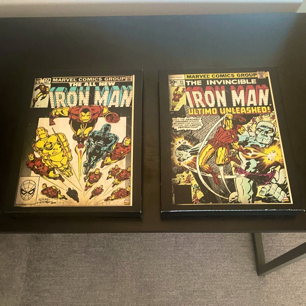 Iron man canvas wall decor